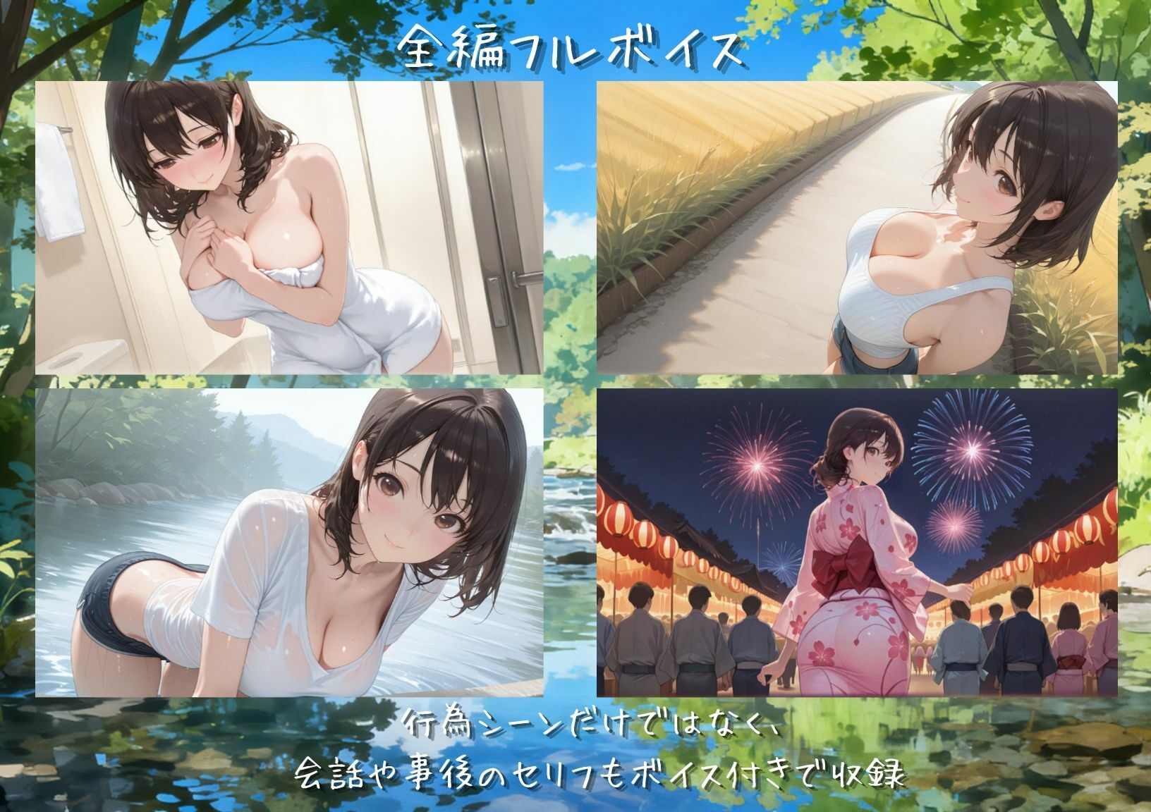 【4K高画質120FPS】あの夏、幼馴染と、 サンプル画像2