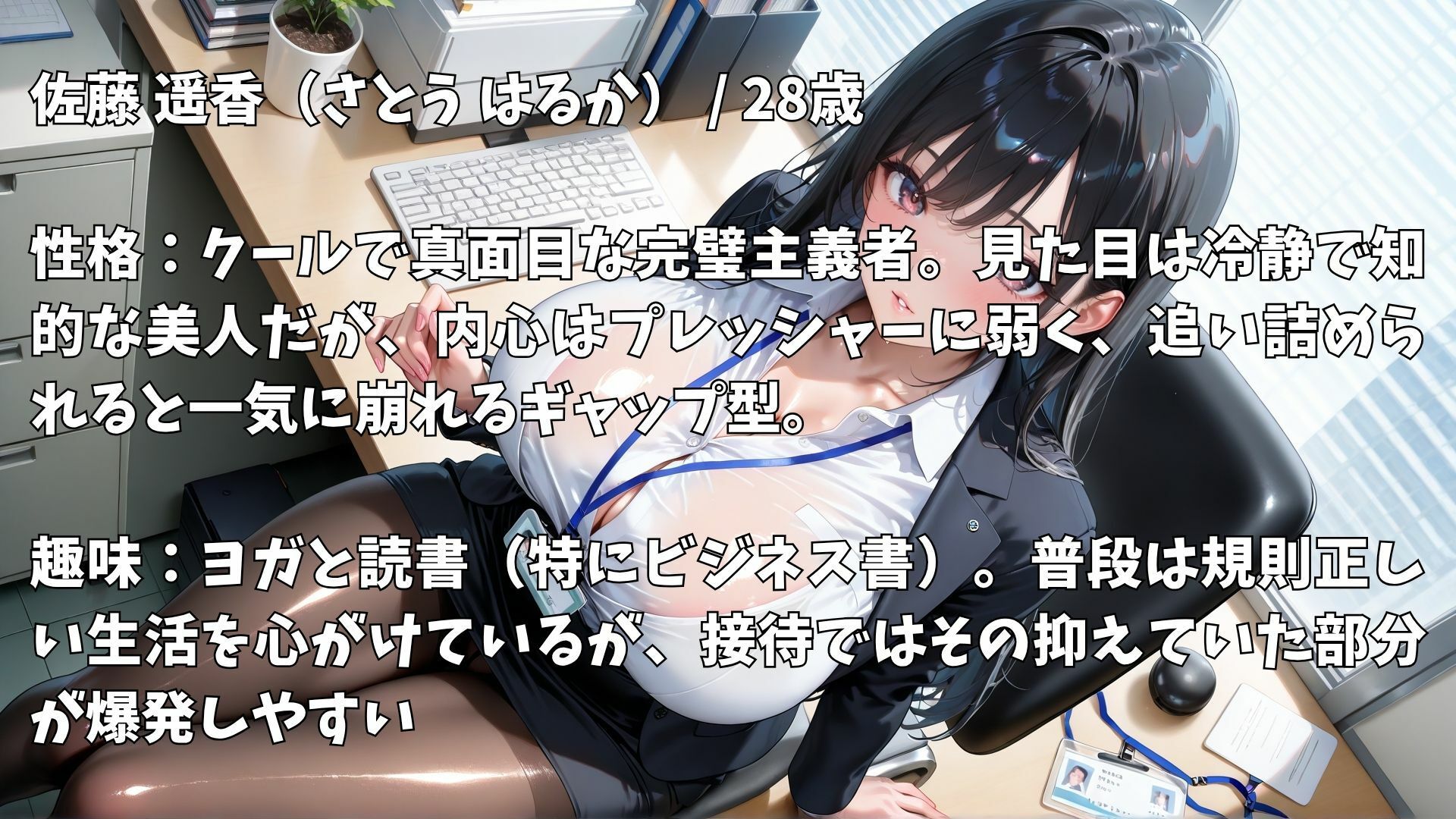 【4K高画質】保険営業OLの汗だく禁断接待〜ノルマ達成のための枕営業〜 サンプル画像2