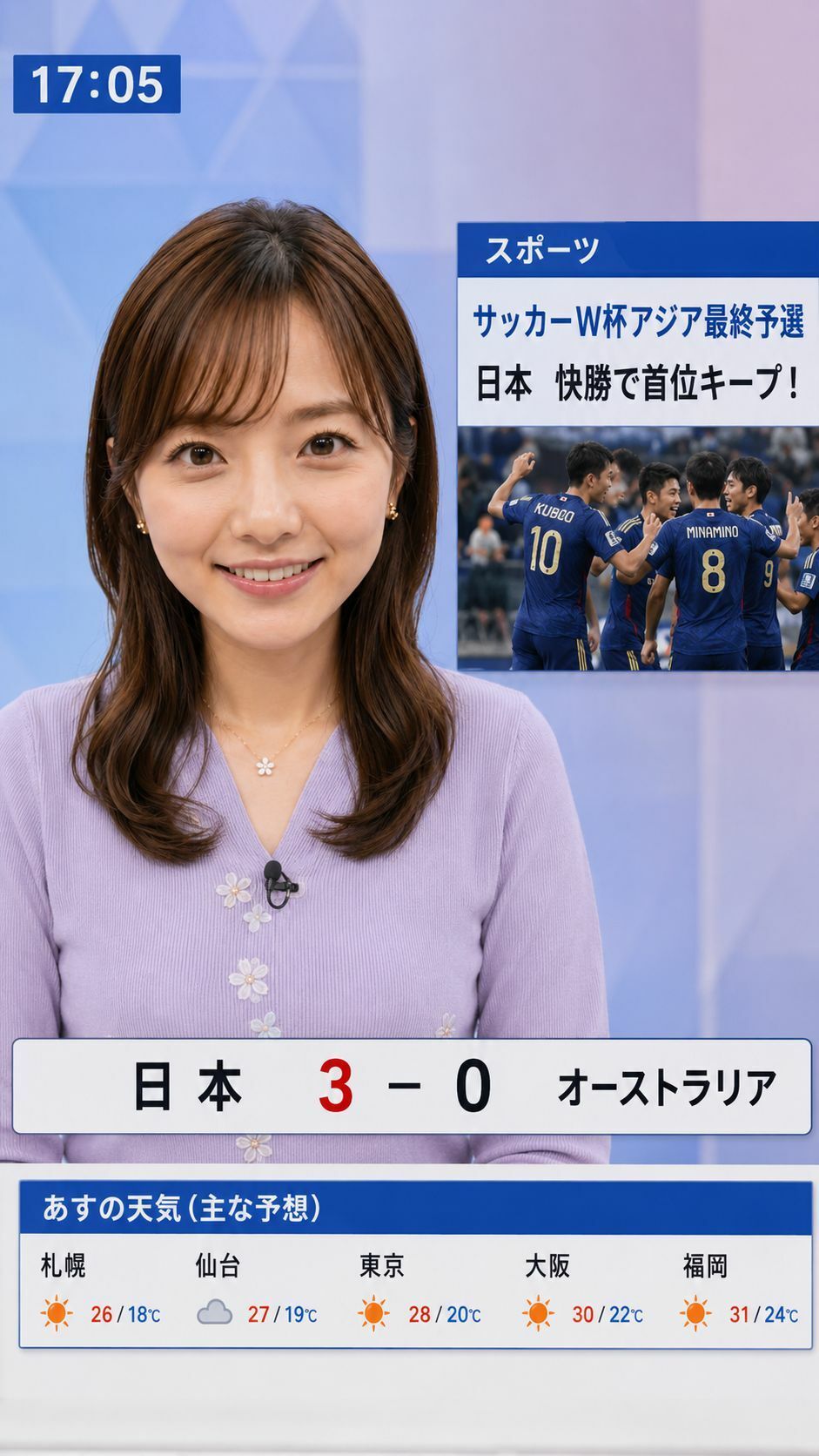 【AI動画】GGC vol.40 女子アナ編14 【ぶっかけ】 サンプル画像3