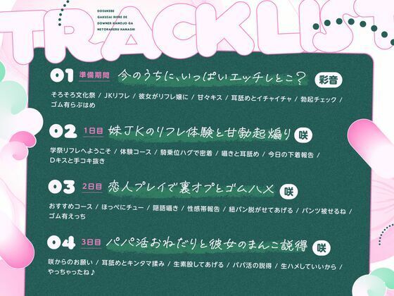 【NTR×逆NTR】どスケベ学祭リフレでダウナー彼女が寝取られた話【双子JK×逆寝取られ密着囁き生ハメ×寝取られクリ搔き雑魚まんこ】 サンプル画像7