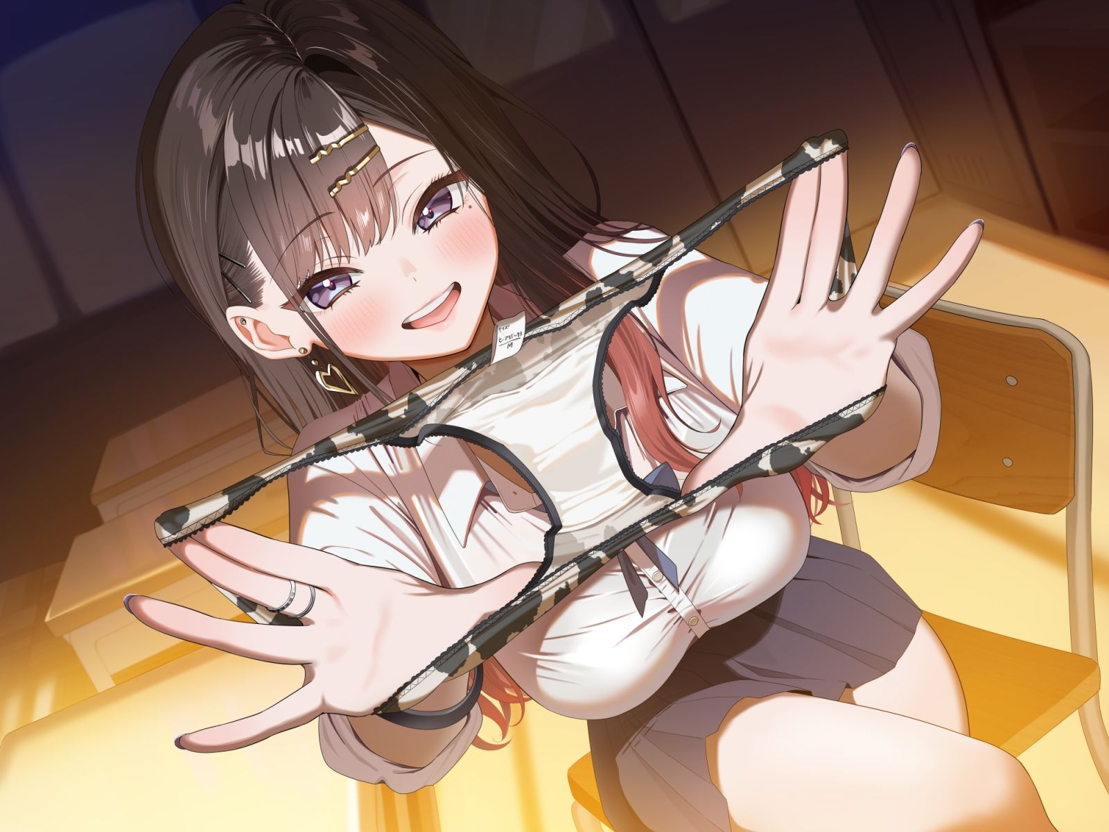 【ソフトマゾ向け】最近隣の席になった女子が性的にからかってくる【CV:ゆにこ】 サンプル画像2