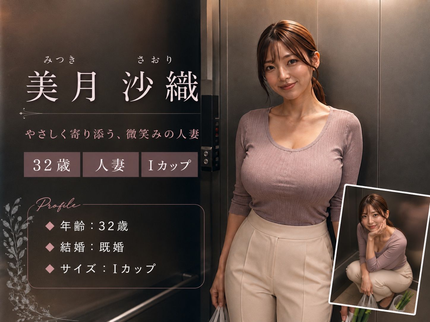 【フル実写動画】密室エレベーターに閉じ込められヤリマン巨乳人妻/ギャル/アイドルと中出しセックスした件 サンプル画像1