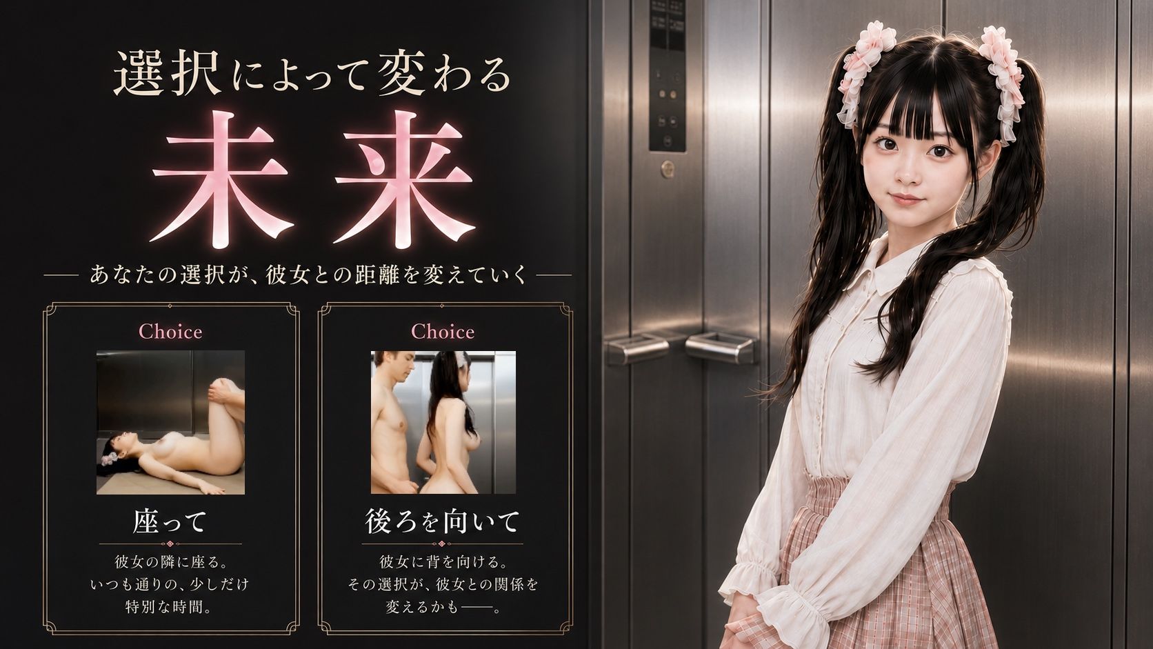 【フル実写動画】密室エレベーターに閉じ込められヤリマン巨乳人妻/ギャル/アイドルと中出しセックスした件 サンプル画像5