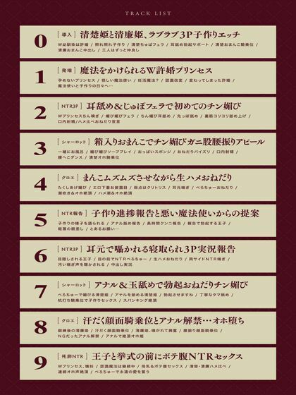 【托卵NTR】認識改変チン媚び魔法〜寝取られたW許婚プリンセス〜【Wオホ声快楽堕ち】 サンプル画像6
