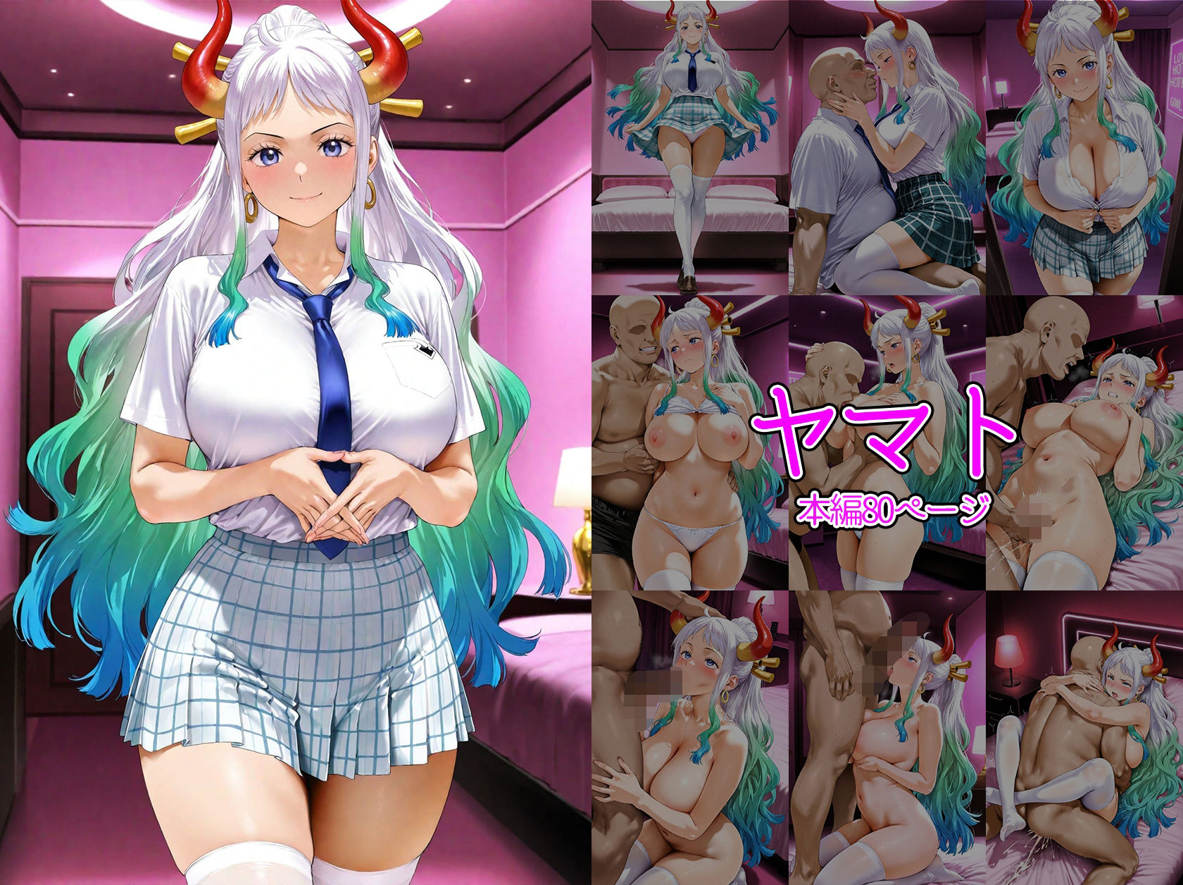 【総集編】 淫夢学園 〜ワン〇ース JKイメクラ〜 サンプル画像3