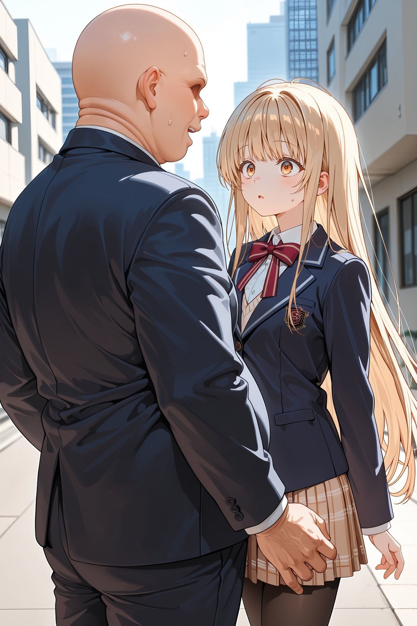 お隣の天使様がいつの間にか知らないおじさんに肉オナホにされていた件 サンプル画像2