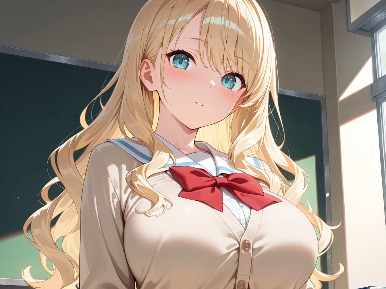 かまってちゃんな白ギャルJKと欲望のままに孕ませ中出しSEX サンプル画像1
