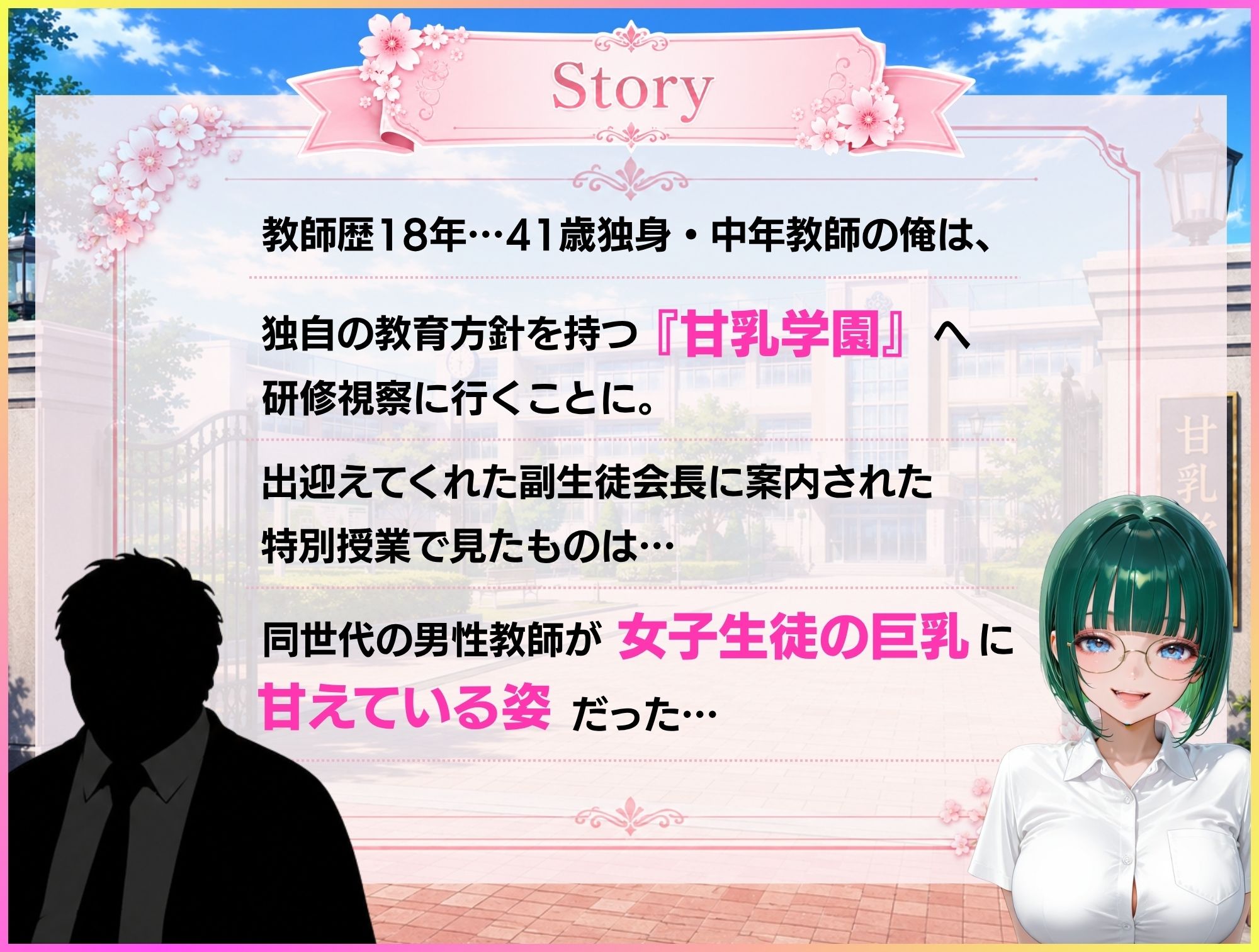 ちゅぱちゅぱ甘えて巨乳あまあま学園 サンプル画像1