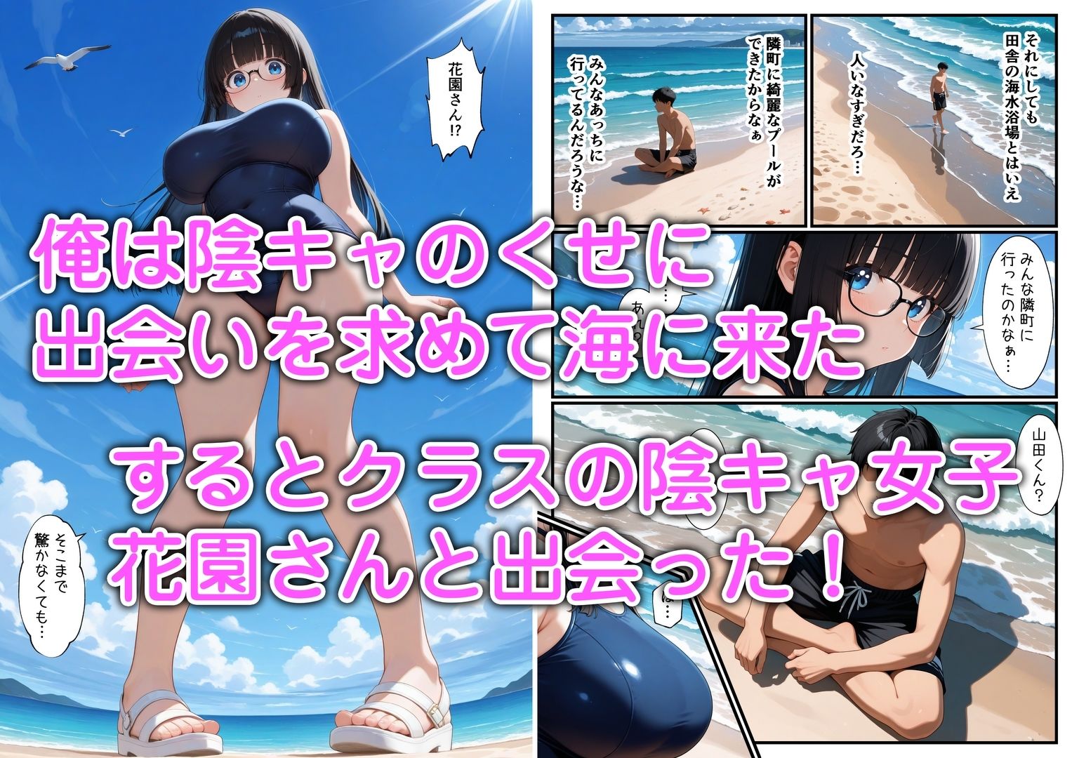 クラスの地味顔巨乳とセフレになった サンプル画像1
