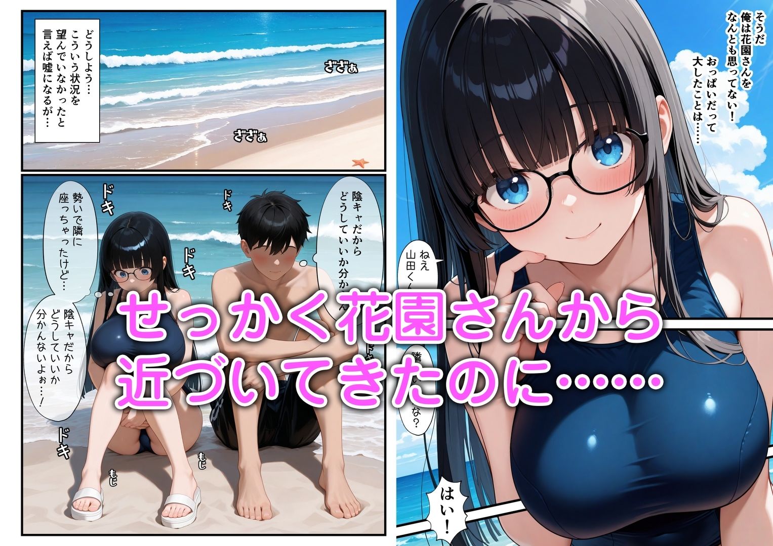 クラスの地味顔巨乳とセフレになった サンプル画像2