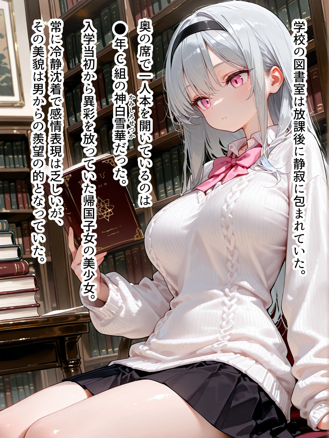 ナマイキ女子調教記録3 〜オナホに堕ちた銀髪優等生〜 サンプル画像1