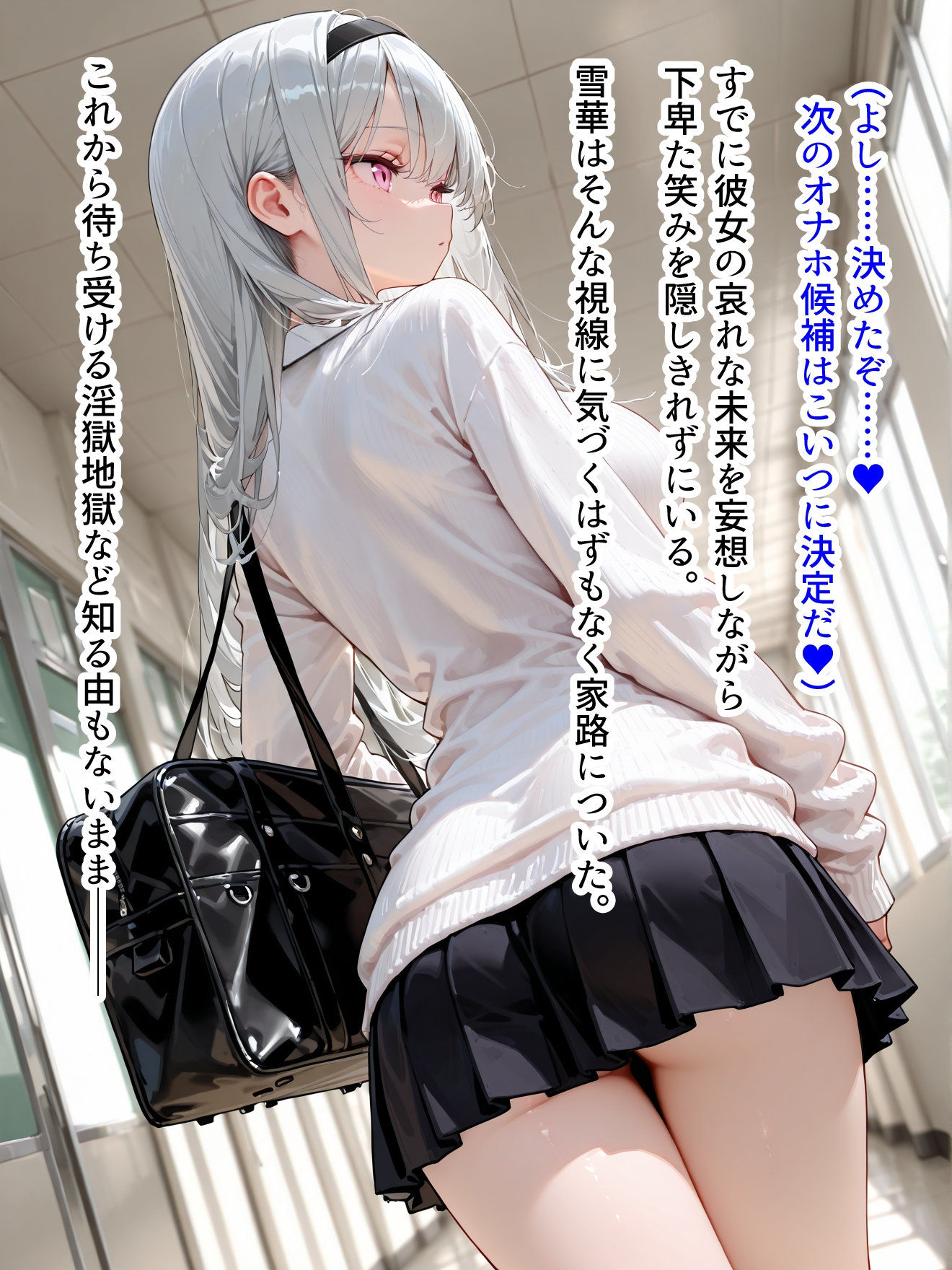 ナマイキ女子調教記録3 〜オナホに堕ちた銀髪優等生〜 サンプル画像2
