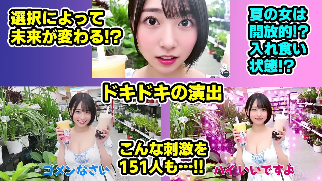 ナンパマスター2〜151人のナンパ図鑑完成を目指せ！！〜夏のリゾート編【いきなり極限リーチ！！ 即興奮！！脳汁ドバドバナンパゲーム！！】 サンプル画像5