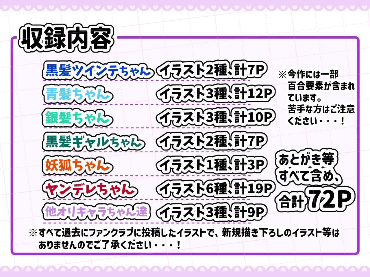 ファンクラブイラストのまとめ本vol.3 サンプル画像2