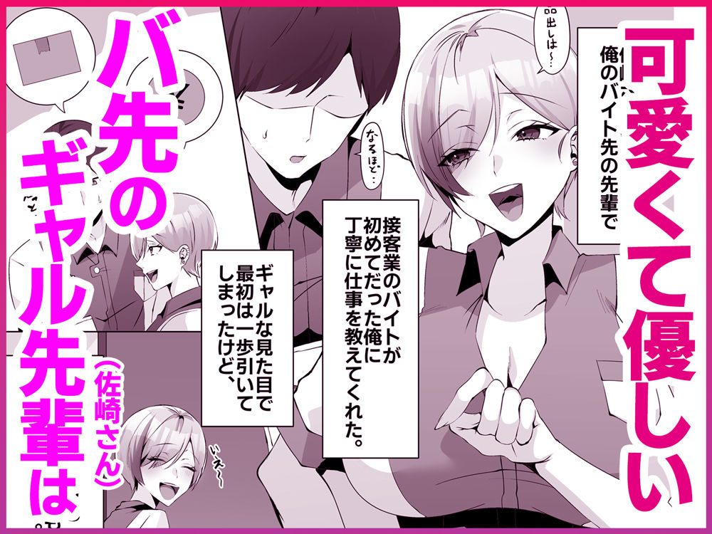 ヤラせてくれるバ先のギャル先輩 サンプル画像1
