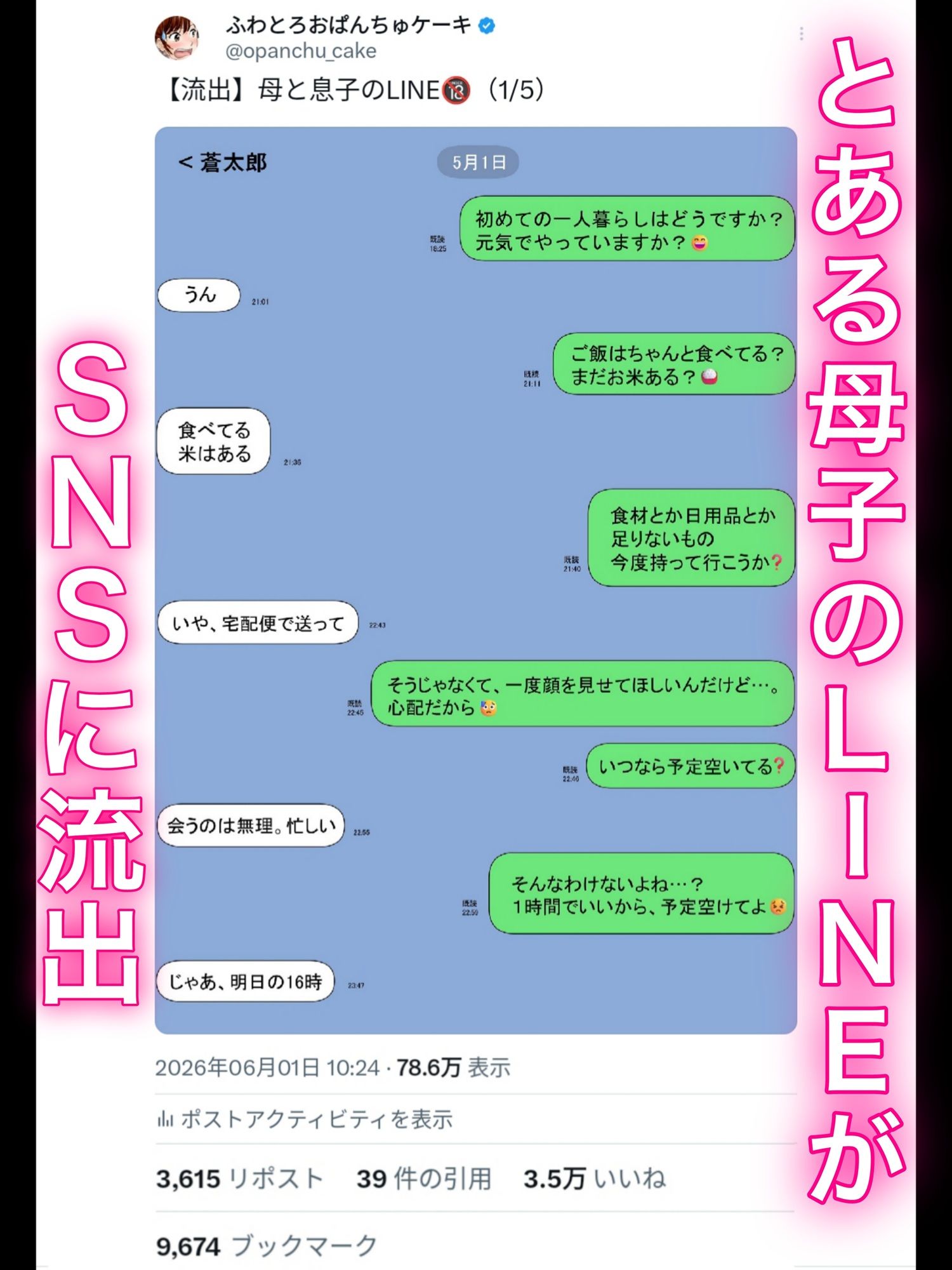一人暮らしをする息子のアパートにノコノコ一人でやってくる不用心な母 サンプル画像1