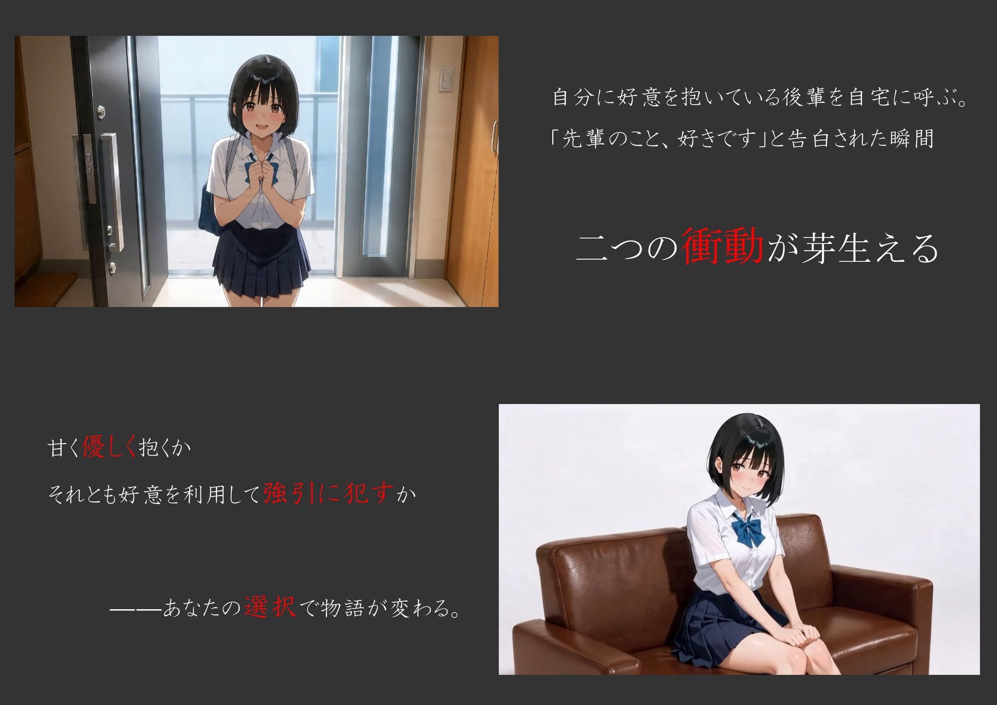 俺のことが好きな後輩を自宅に呼んで犯してみた サンプル画像1