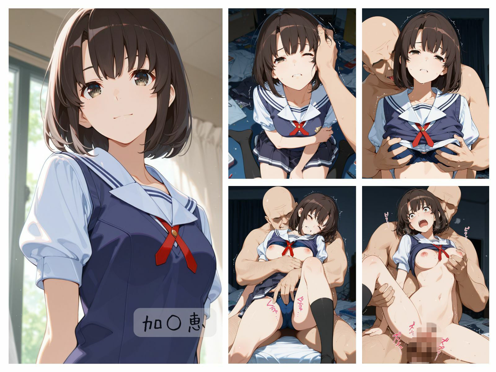 冴えない彼女わからせまとめ サンプル画像1