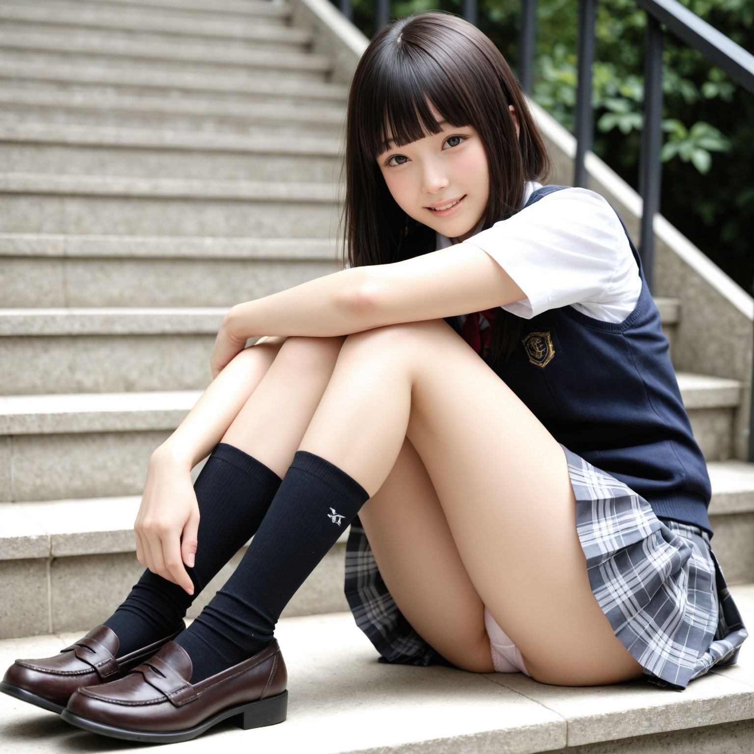 制服パンチラ part-2 サンプル画像2