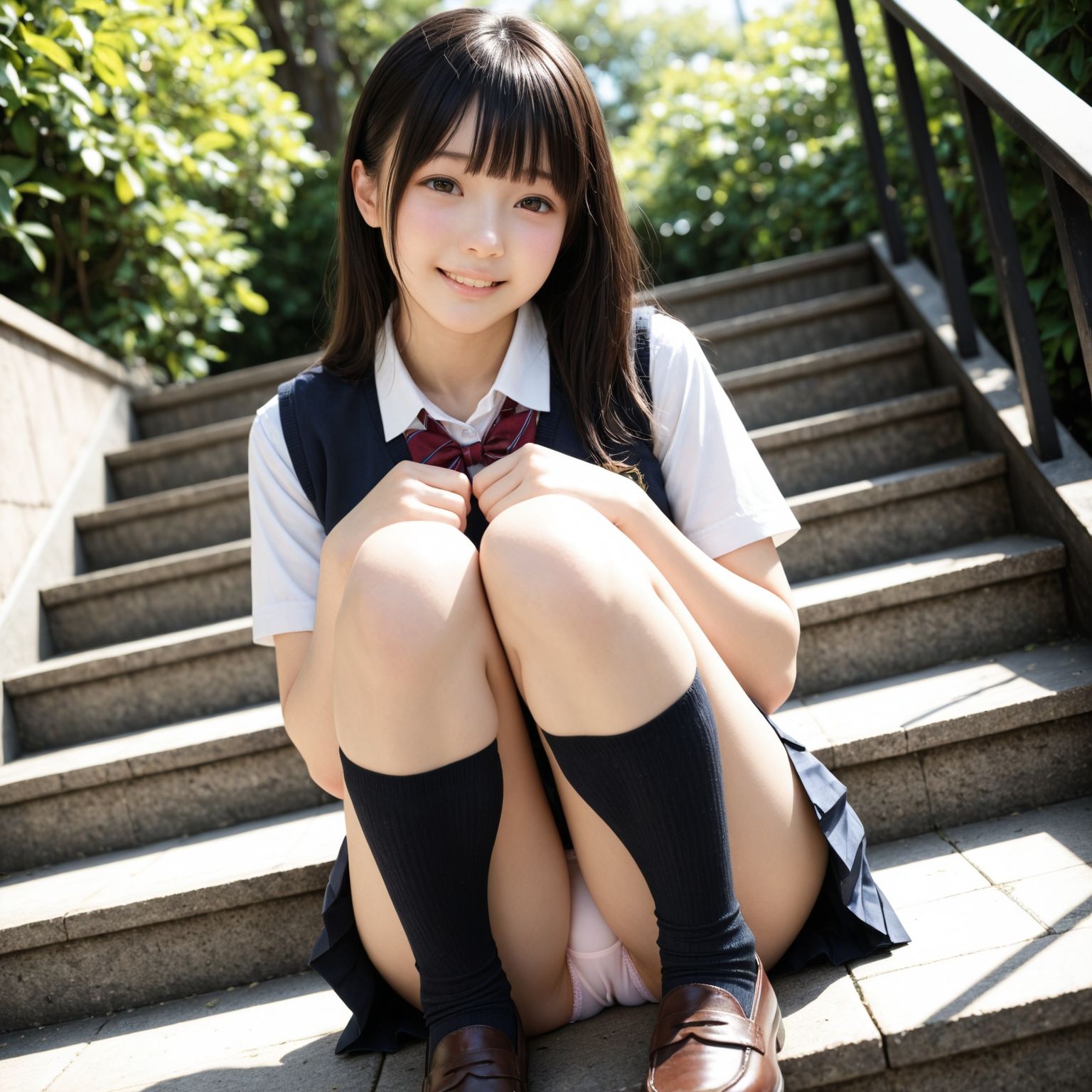 制服パンチラ part-2 サンプル画像4