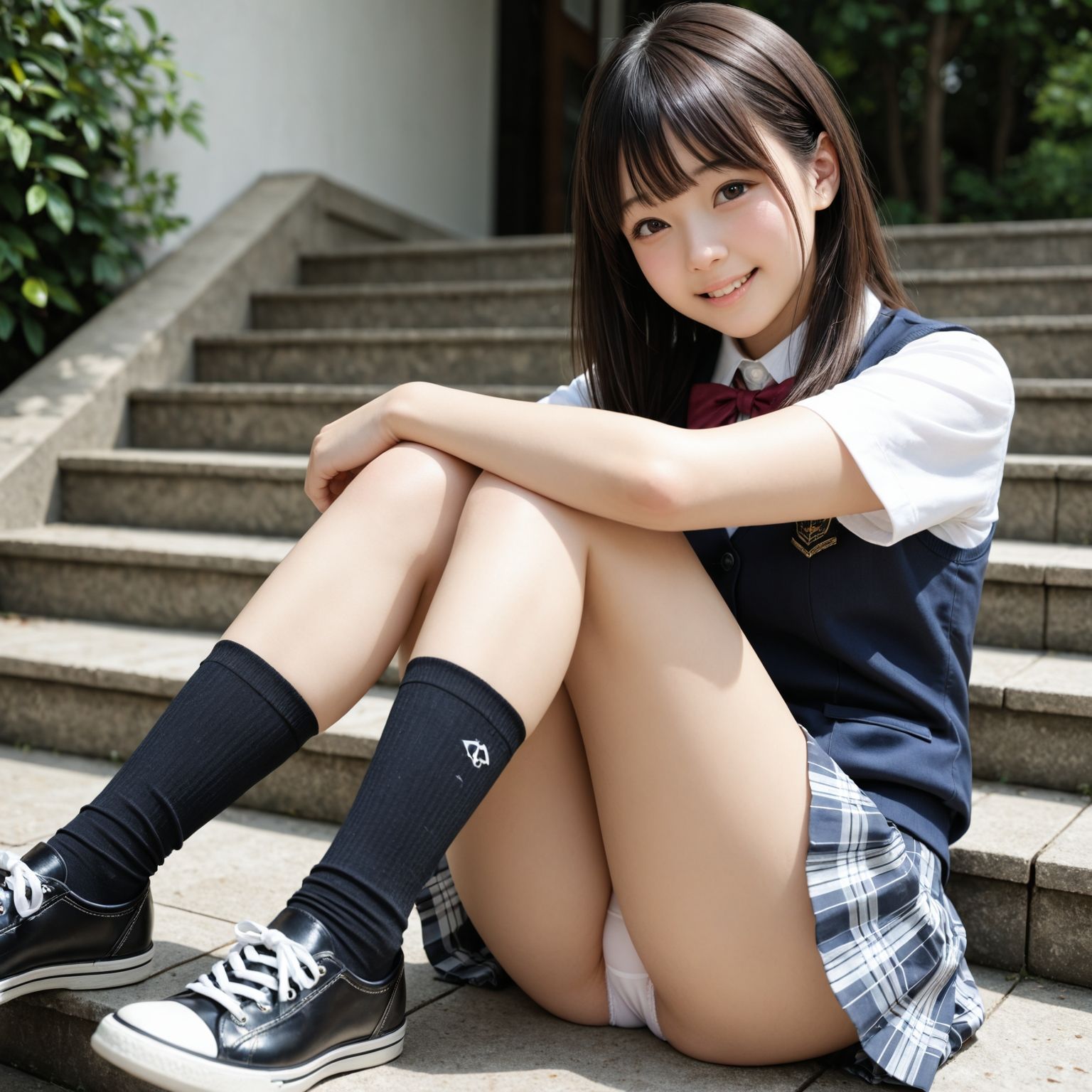 制服パンチラ part-2 サンプル画像6