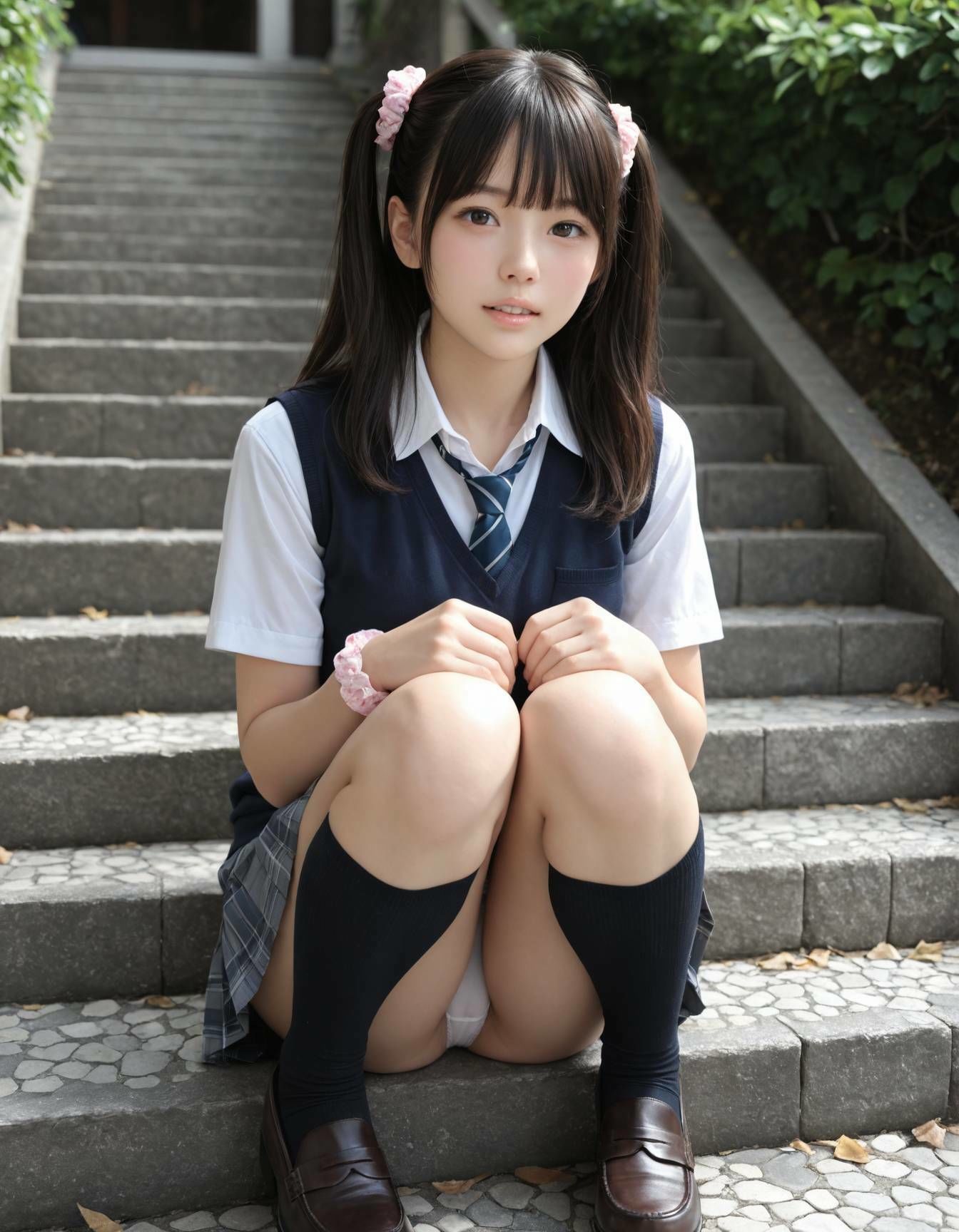制服パンチラ サンプル画像2