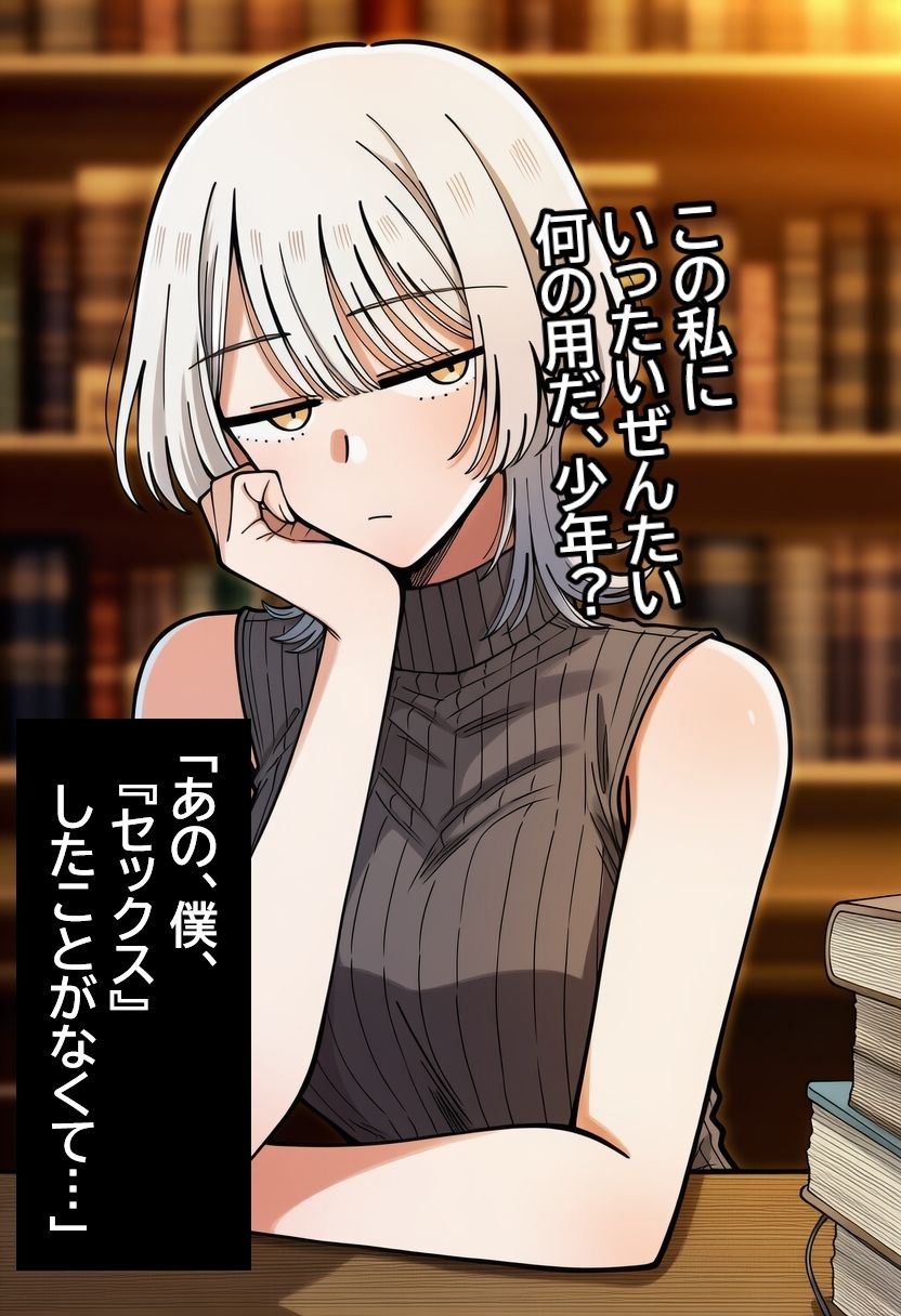 古書店員のダウナー系お姉さんに生中出ししまくって孕ませるまで。 サンプル画像2