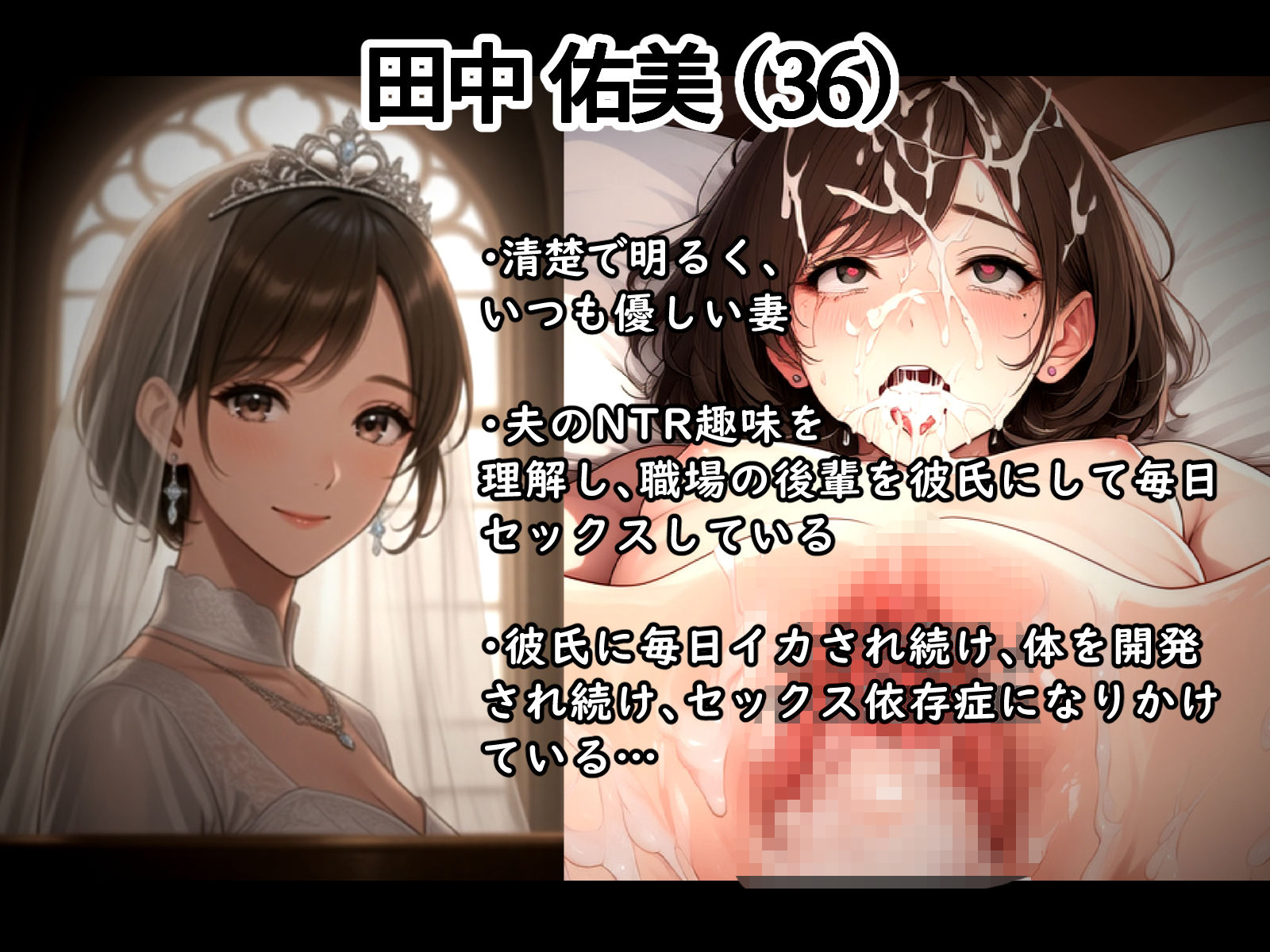 妻のネトラセ報告動画【妻が他人棒の肉便器になるまで】（田中佑美） サンプル画像1