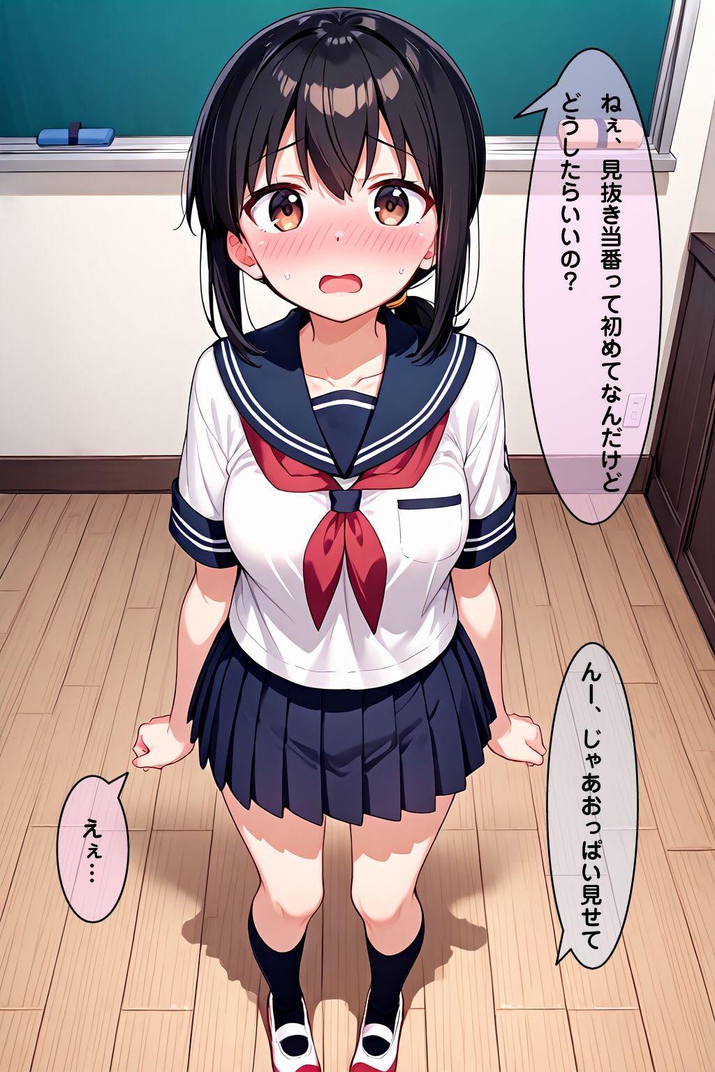 学校で見抜き制度が導入されたので幼馴染で見抜きしたお話 サンプル画像3