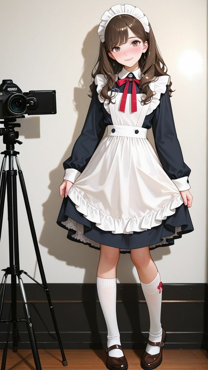宅コスメイドお姉さんとプライベート撮影会 サンプル画像1