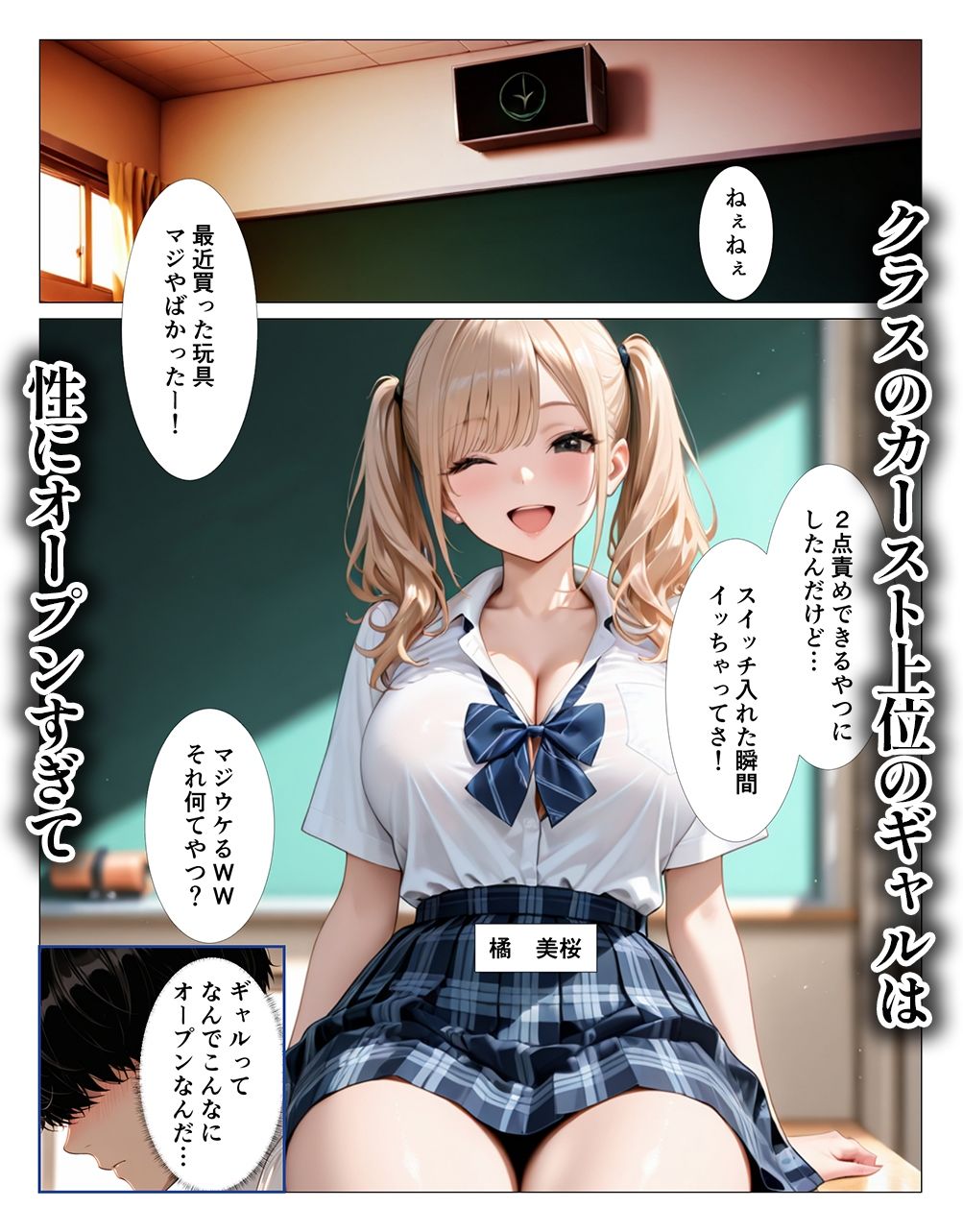 底辺オタクの僕がカースト上位のギャルに素股してもらえたワケ サンプル画像1