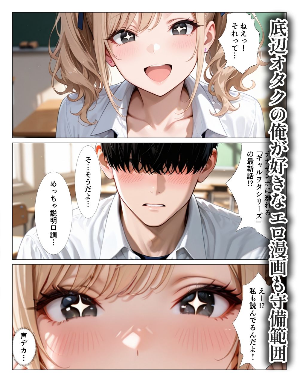 底辺オタクの僕がカースト上位のギャルに素股してもらえたワケ サンプル画像2