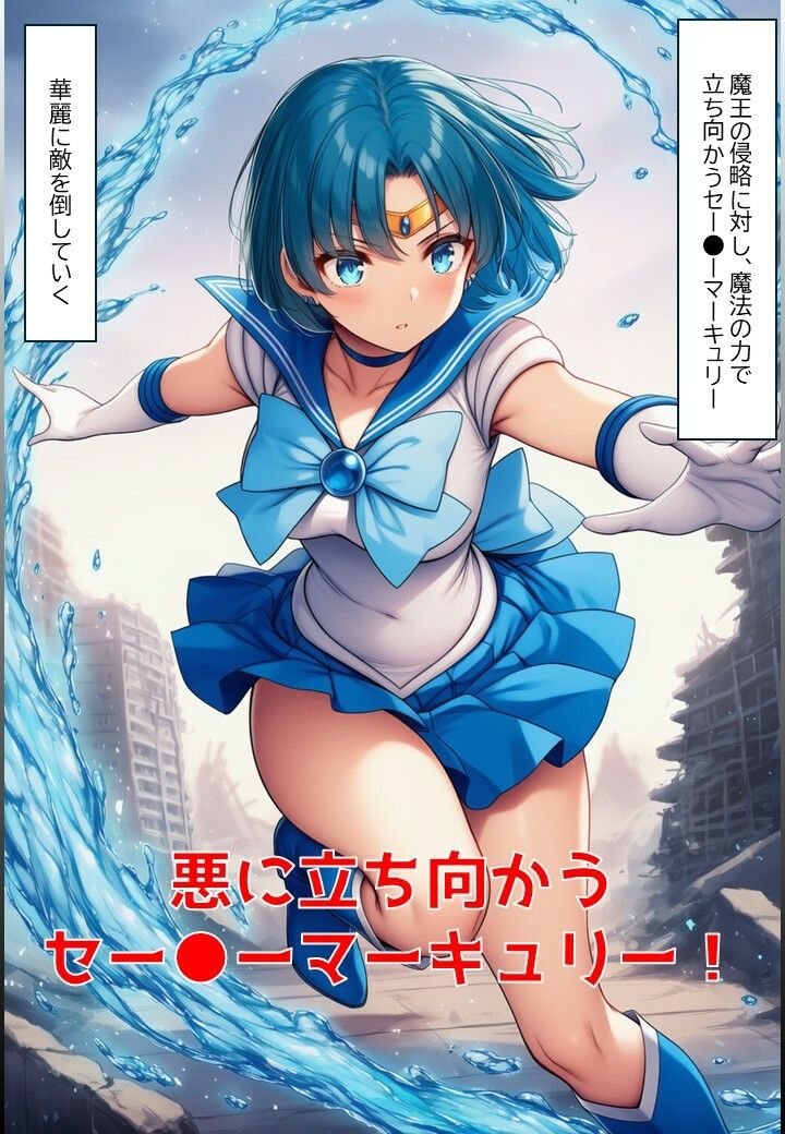 水星戦士の悪堕ち〜セー●ーマーキュリーの受難〜 サンプル画像1