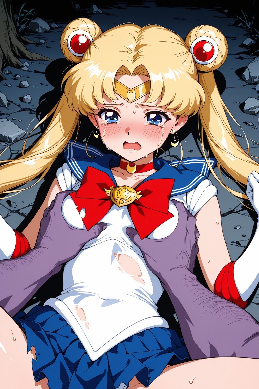 淫魔VSセーラー戦士〜S.ムーンの敗北〜 サンプル画像5