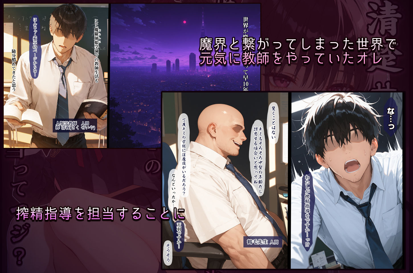 清楚サキュバス 世界が魔界と繋がって早10年 オレが教え子の搾精指導担当ってマジ？ サンプル画像2