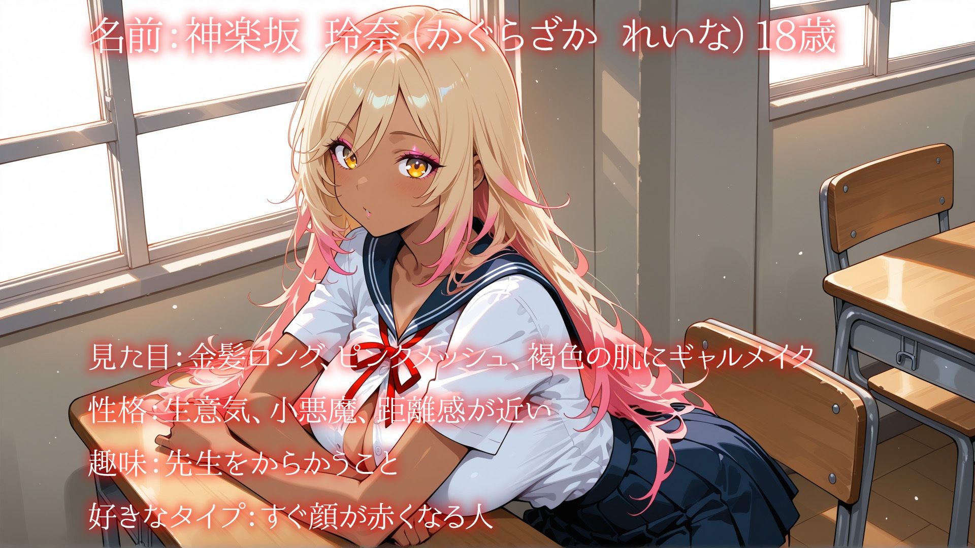 童貞教師×爆乳黒ギャル巫女  学校では僕をからかう生徒を、神社でハメまくった サンプル画像1