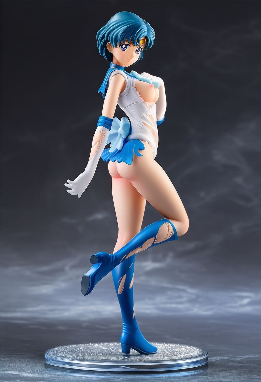 美●女戦士フィギュア敗北 サンプル画像1