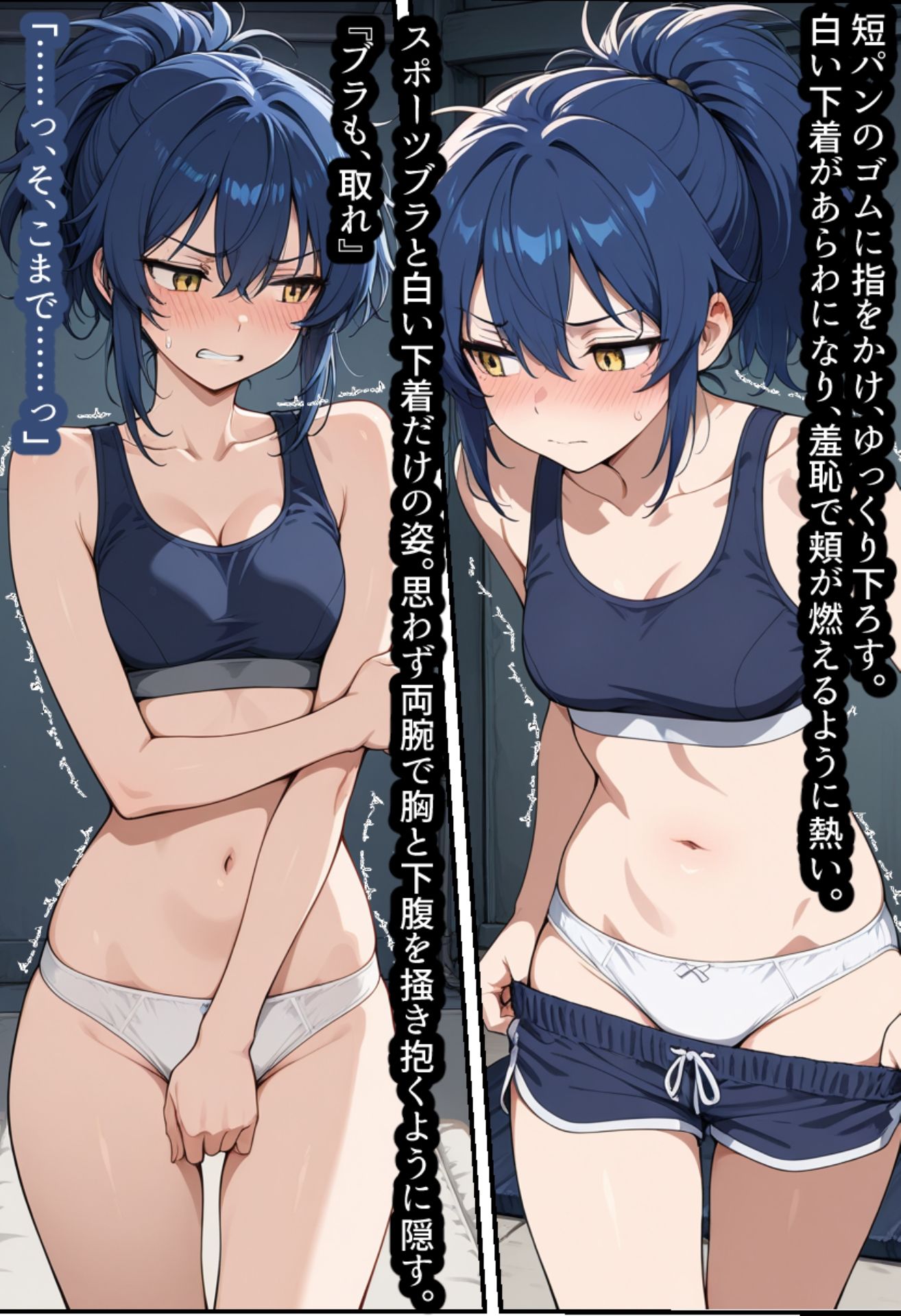 自信満々なスポーツ少女が勝負に負けていいなりになる話 サンプル画像3