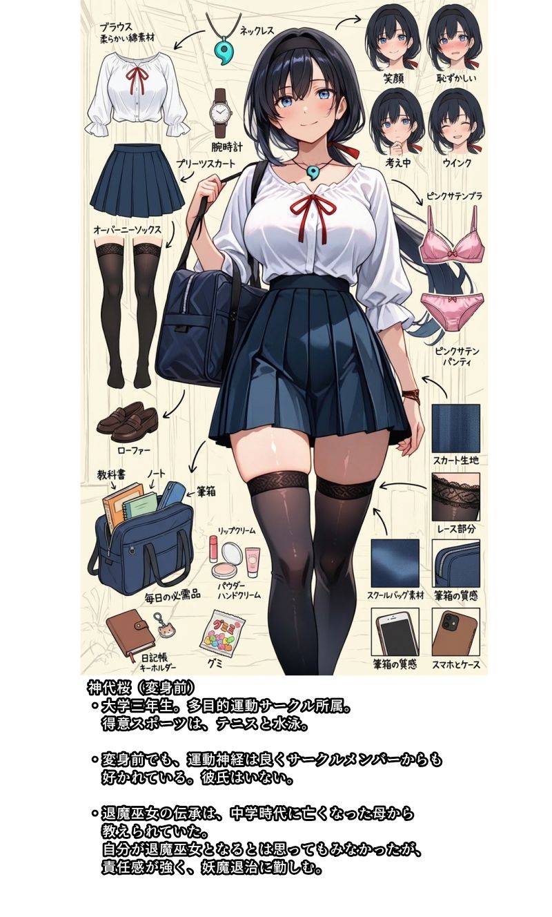 退魔巫女サクラ -催淫粘液の罠 快楽に散るヒロイン- サンプル画像1