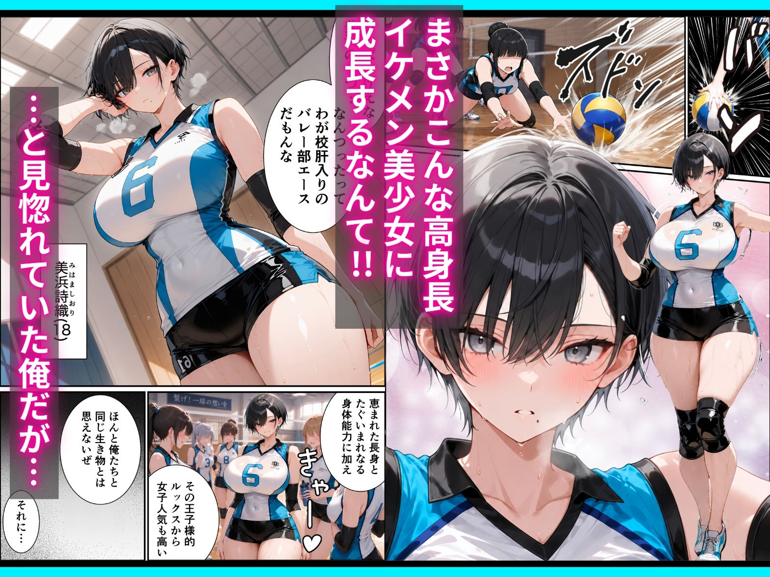 長身ボーイッシュ幼馴染との練習セックスは最高に気持ちいい  前編 サンプル画像2