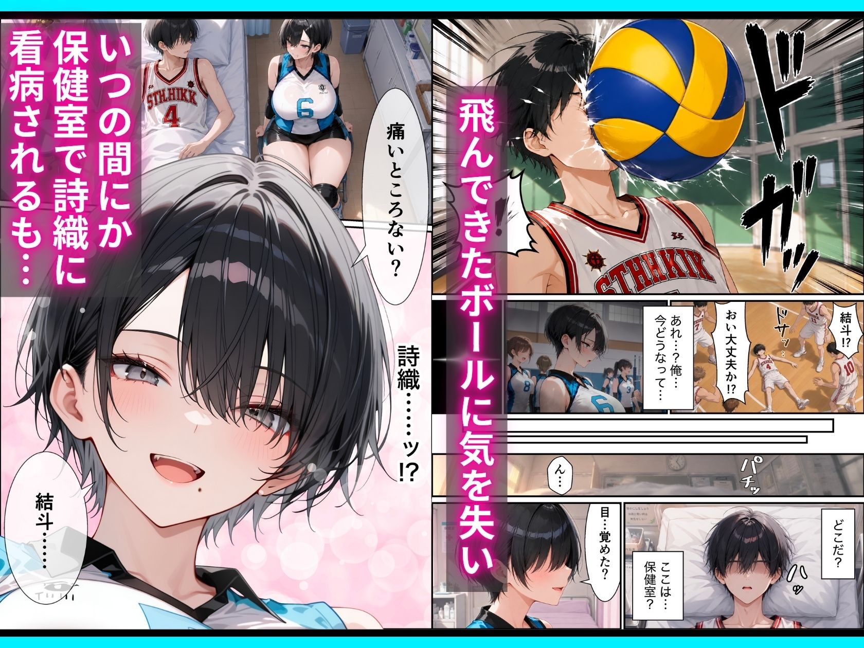 長身ボーイッシュ幼馴染との練習セックスは最高に気持ちいい  前編 サンプル画像3