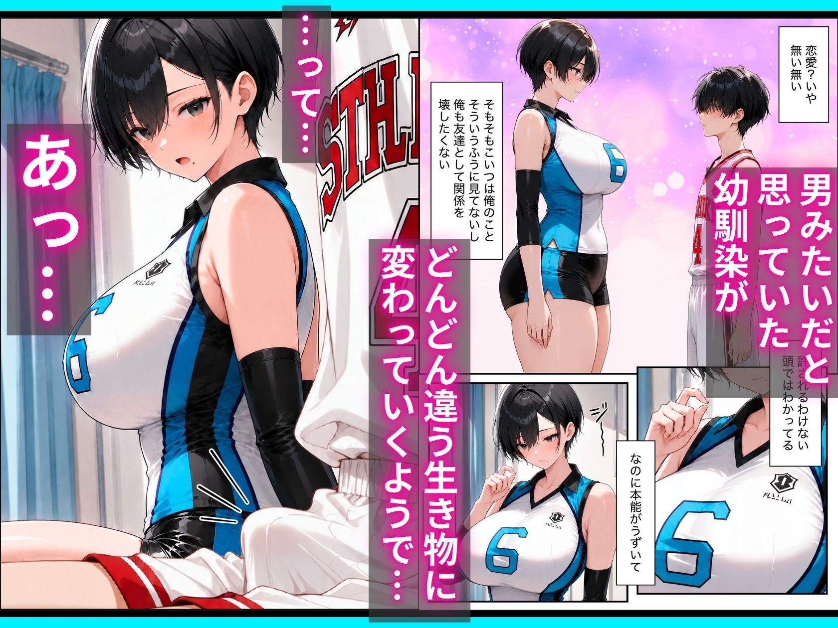 長身ボーイッシュ幼馴染との練習セックスは最高に気持ちいい  前編 サンプル画像5
