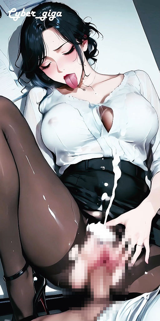 AI先輩がエロすぎてしごとになりません サンプル画像4