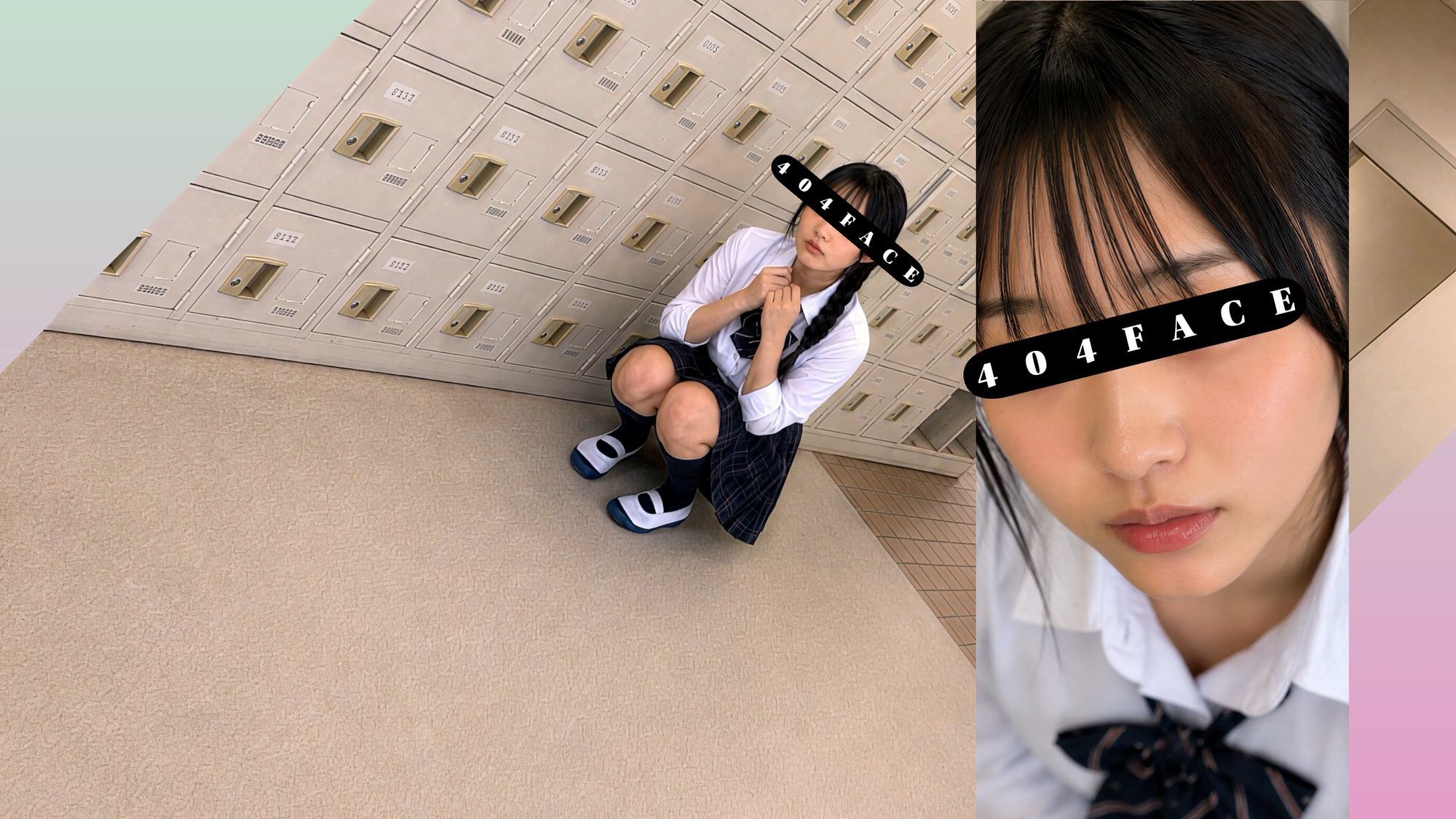 【404FACE】反転世界スキルを使いJK無双してしまうおじさんの世界線！大量顔射☆おまけ込み計36発射☆【4K超高画質動画】Facial Compilation サンプル画像5