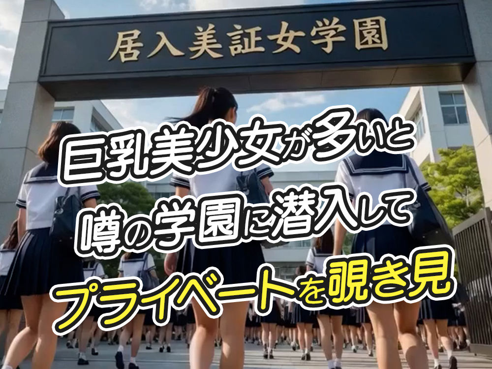 【4K 動画】巨乳美少女学園 潜入盗撮 サンプル画像1