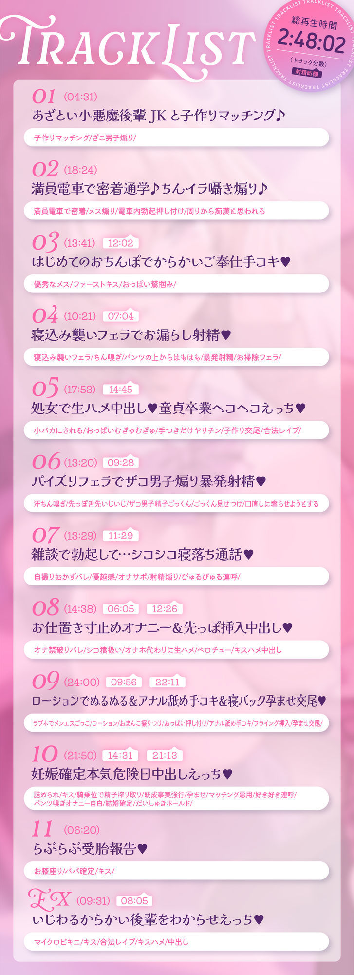 【CG差分112枚同梱!】あざとい小悪魔後輩JKと純愛らぶらぶ子作りえっち♪?やだやだぁ♪先輩みたいなよわ?いオスの精子で赤ちゃん作るなんて絶対やだっ♪? サンプル画像3