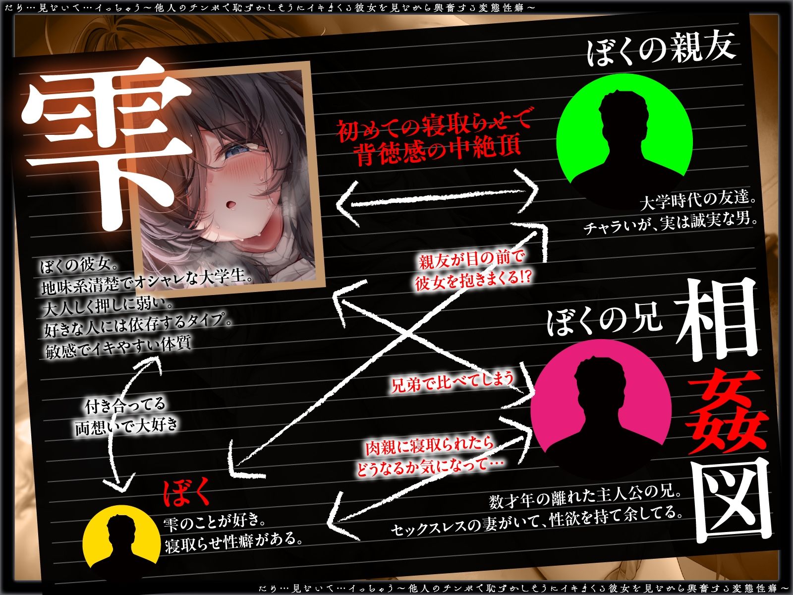 【NTR】だめ…見ないて…イっちゃう〜他人のチンポで恥ずかしそうにイキまくる彼女が最高に可愛い！？ サンプル画像3