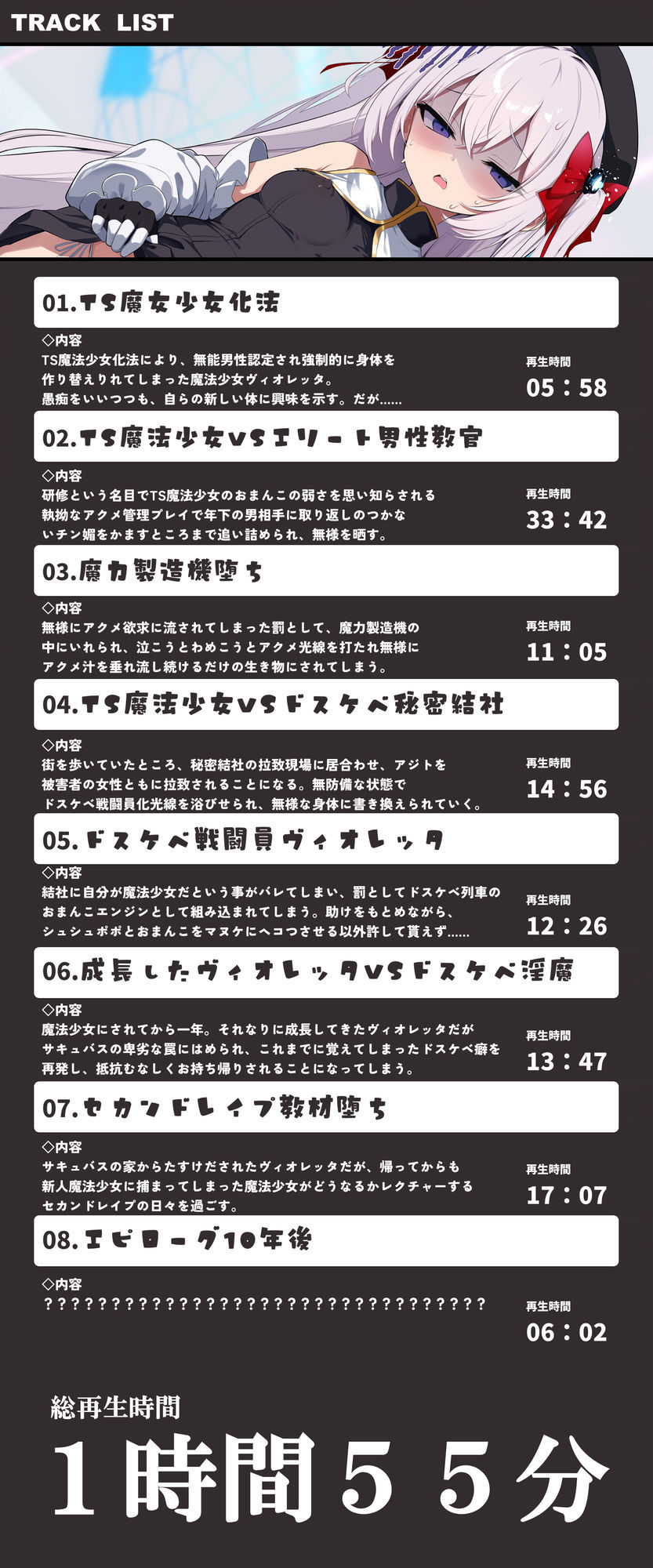 【TS/無様堕ち/連続バッドエンド】無能男性TS魔女少女化法‐ 魔女少女にされた中年オタクがクソ雑魚ドスケベ魔力製造機に堕ちるまで- サンプル画像7