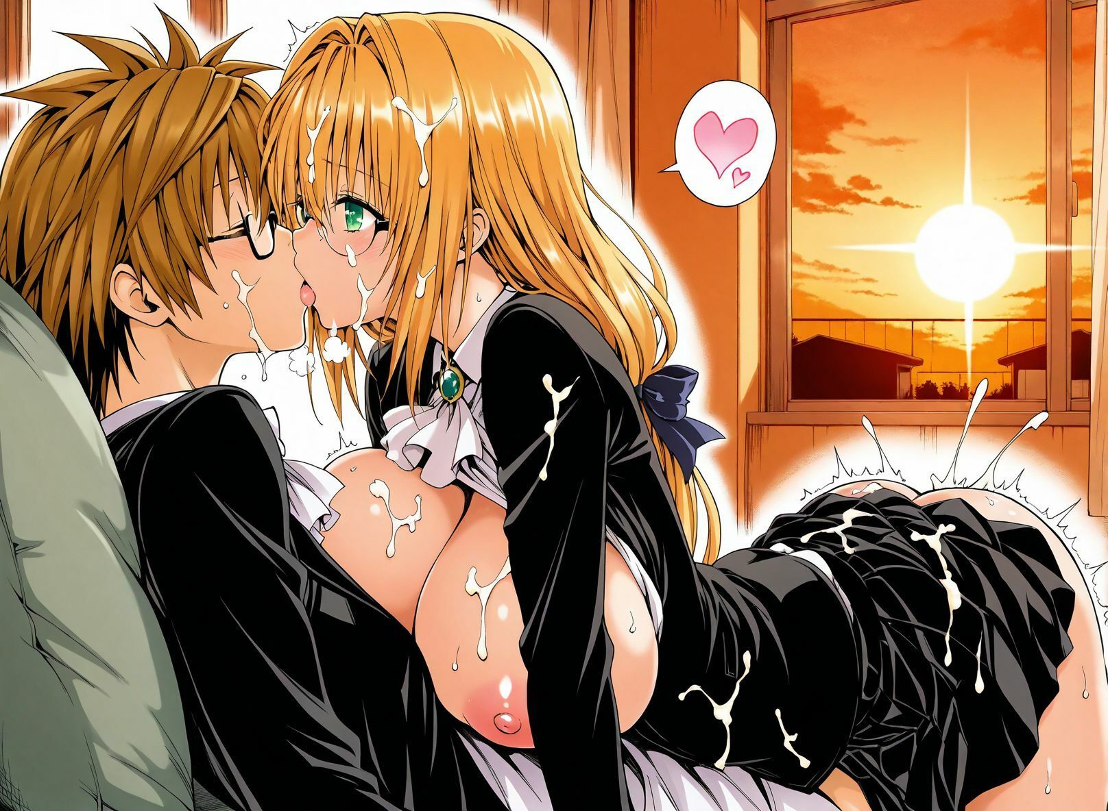 【アクシデンTo LOVE】【ボイス作品TLT1対応】【教師服】【処女、初体験】金髪巨乳ドジっ子天然美人教師ティア先生とお互い初体験ラブラブあまあまエッチ サンプル画像8