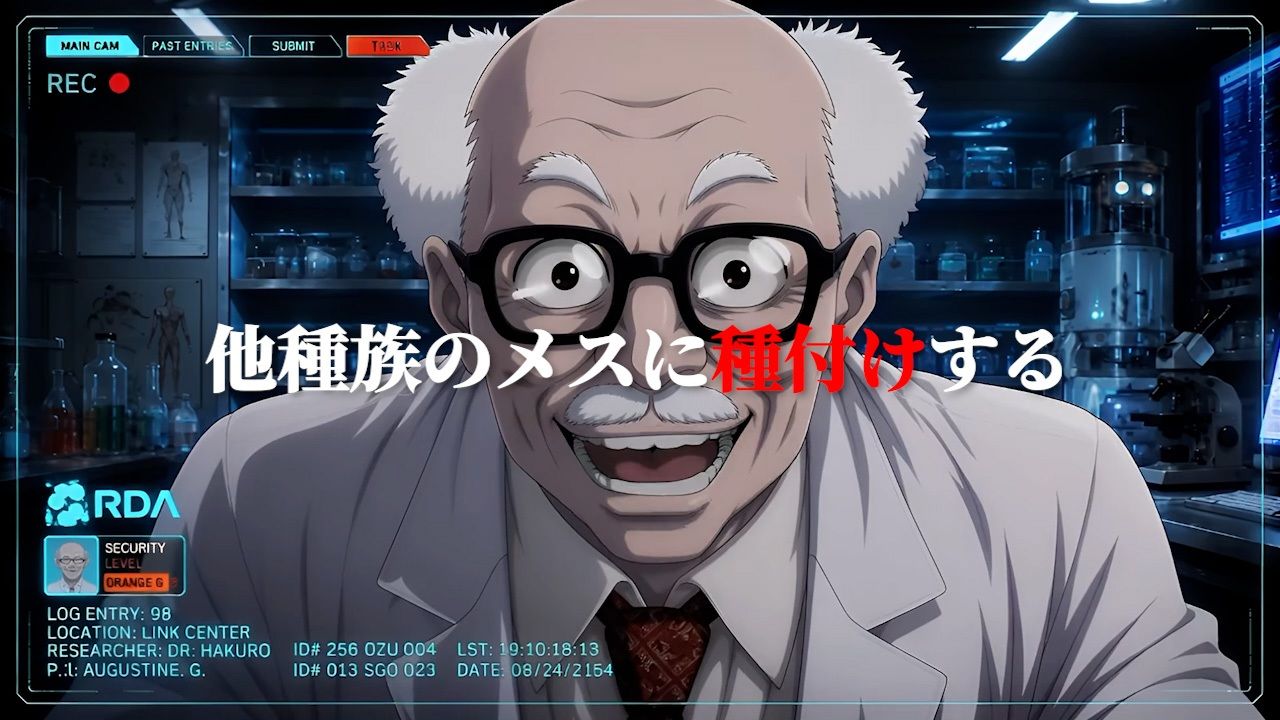 【アニメ】オークの種付け交尾動画 サンプル画像1